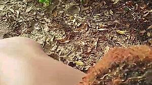 Risky Beach Blowjob Ends with Face Creampie Blast