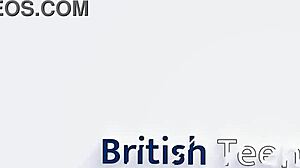 😍 british teen babe deepthroats swallows hot cum after wild fuck!