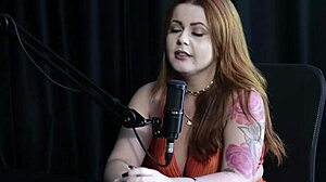 fiery redhead isadora closel flaunts huge tits admits exhibitionist past joins swingers sways carnival in wild spot