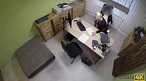 Cheeky Blonde Teen Fucks Hard For Loan To Buy New Mercedes In Casting