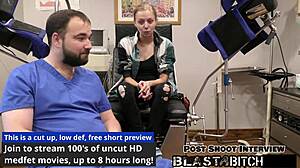 Ava Siren spreads shaved pussy for deep fucking and cum blast