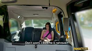 fake taxi babe stood up on date gets picked up fucked hard in cab