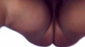 bbw black puta squirts and farts uncontrollably on huge cock during wet anal assfucking!