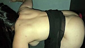 gloryhole surprise my crossdressing wife took huge black cock!