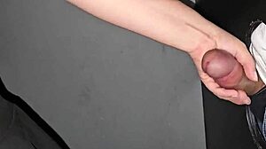 gloryhole surprise my crossdressing wife took huge black cock!