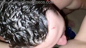 Skinny Hungarian teen fucked hard in public Budapest pool with monster cock