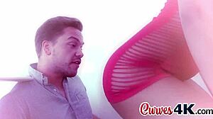 wanna see curvy ebony dani dolce massage that guy then ride his cock hard?