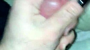 i finally jerked my monster cock to a huge hairy cumshot explosion