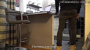 Melany's Secret Repairman Fuck in Paris Office