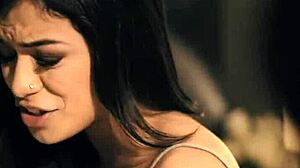 stepsis sneaks in for horny cowgirl ride on big tits latina 😈🔥