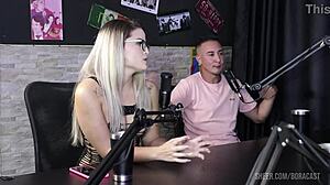 Joice Muller's Sheer Red Lingerie Tease Compilations