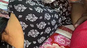 SHARED BED WITH HORNY PUNJABI BHABHI BIG ASS ANAL LICK AND FUCK!