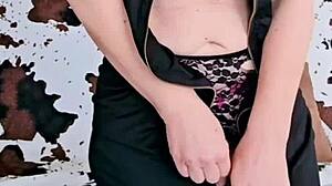 sexy milf mature strips lingerie panties in homemade pov compilation