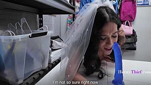 wedding day thief luxe la fox fucked rough for dildo stealing