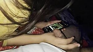 cuckold fails to fuck my tight ass so hubby rams me with fat cock