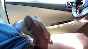 Beach lady edges teasingly in outdoor homemade scene