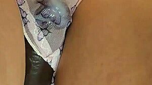 omg bbc stranger filled my panties with cum in that beach public toilet so dirty!!