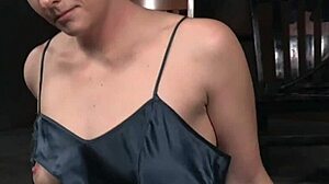 Peeing sub Kel Bowie gets tied up tight by strict maledoms