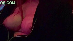 Italian Big Tits Milf Flashes Nipples Outdoors