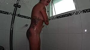 gabriela santos bares juicy shaved pussy for first time licking and bareback fun