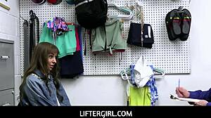 Liftergirl Tommy King Stripped and Fucked Hard by Officer After Shoplift