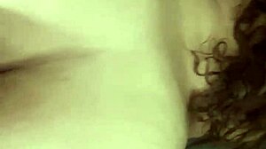 Chubby girlfriend's fat ass naked on bed begs for hot creampie filling.