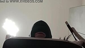 bound blindfolded ballgagged milf takes rough cock in mouth pussy ass nonstop