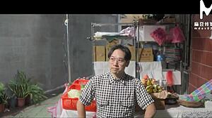 i couldn't resist cheating on hubby in the toilet with that gruff veggie stall owner's big cock