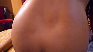 Exotic Indian Wife Deepthroats Then Takes Creampie in Close-Up Hard Fuck