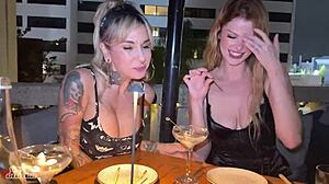 my pervy besties drag me to hotel for crazy fucking