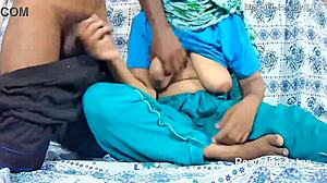 😍 big boobs schoolgirl gets fucked hard by boy deep in jungle! 🌿🍆💦