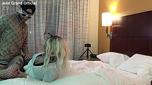 rapper pounds hot blonde trans coed's tight hole hard!