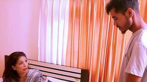 Mature desi indian teacher rides 18yo college student's tight pussy hard