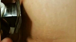 shaved milf pussy and fat ass tease big black cock interracial