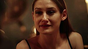 Nerdy girl wanders into ancient blonde vampire's gothic manor and falls under hypnotic spell in hidden chambers