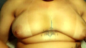 showed neighbor what ass is really for pounding her hard against wood with huge cock creampie and ripped clothes