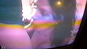 Babe's Massive Big Tits Squeezed in Hard Titty Fuck Action