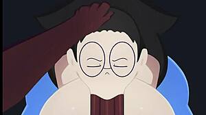 drunk busty argentine teen gives sloppy blowjob at party