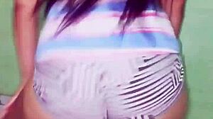 brazilian teen dances funk shaking her amateur curves in homemade video part 6