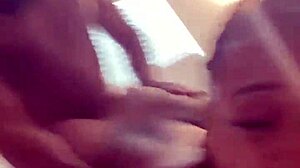 wanna see this sexy busty ebony get pounded doggy by huge cock?