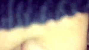 Masked Ebony Queen Squirts Monster Clit Gushers from Nasty Pussy Pounding Part 1