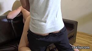 Adorable Czech Shop Girl Undresses For Hardcore Group Seduction In POV