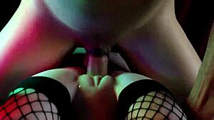 damn i slammed sexy stripper in club then filled her bald pussy