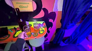 Stripper trades pole for my cock dancing till I explode on her big tits