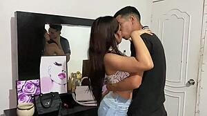 stepbro's crazy horny so i give him my pussy to fuck hard 😈🍑💦