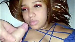 stepmom's pregnant belly swells from latin stud's massive creampie fuck