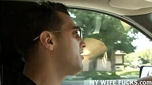 your wife takes a stranger's huge cock while you watch her get pounded hard