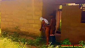 Chubby blonde babe's soft curves bend over for sneaky building fuck full of deep licks