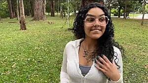 i trained hot with her in park then railed that tight latina ass