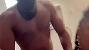 wanna see this sexy busty ebony get pounded doggy by huge cock?